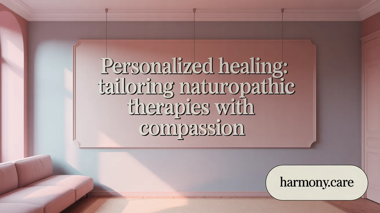 Personalized Healing: Tailoring Naturopathic Therapies with Compassion