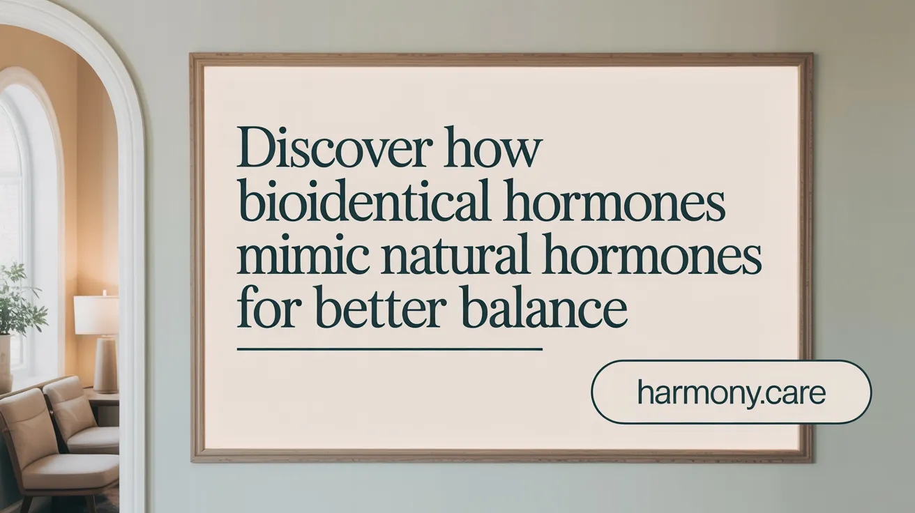 Discover How Bioidentical Hormones Mimic Natural Hormones for Better Balance