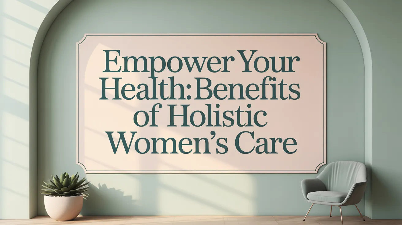 Empower Your Health: Benefits of Holistic Women's Care