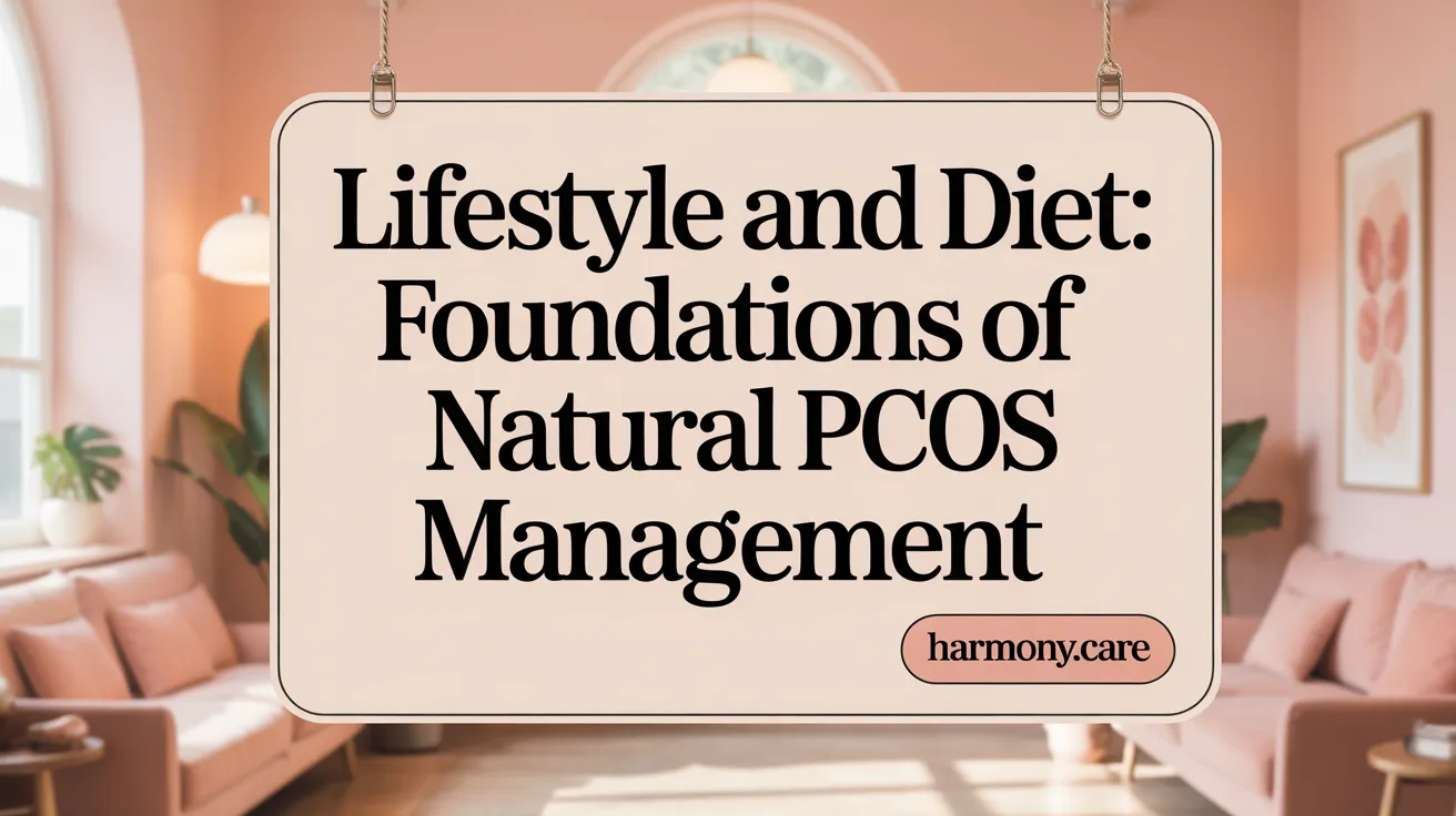 Lifestyle and Diet: Foundations of Natural PCOS Management