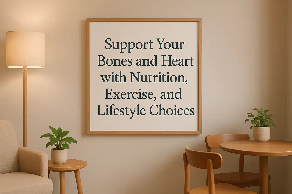 Support Your Bones and Heart with Nutrition, Exercise, and Lifestyle Choices