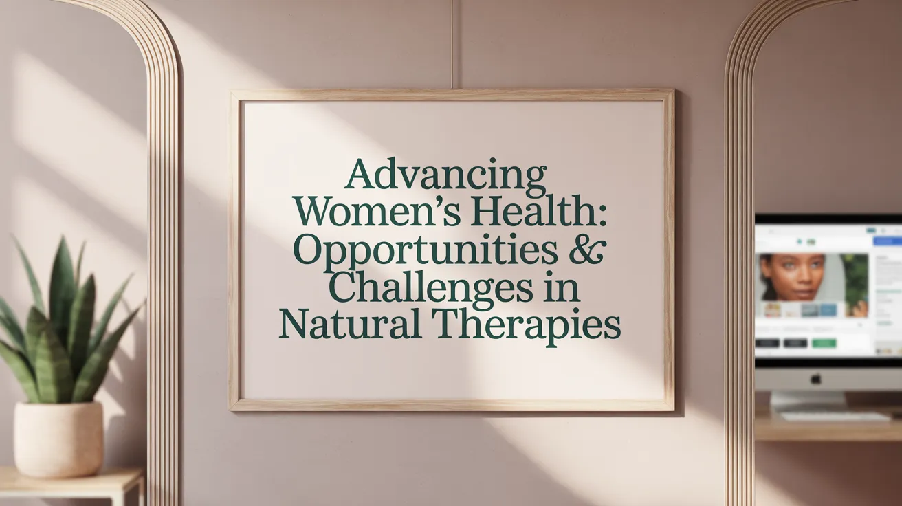 Advancing Women’s Health: Opportunities & Challenges in Natural Therapies