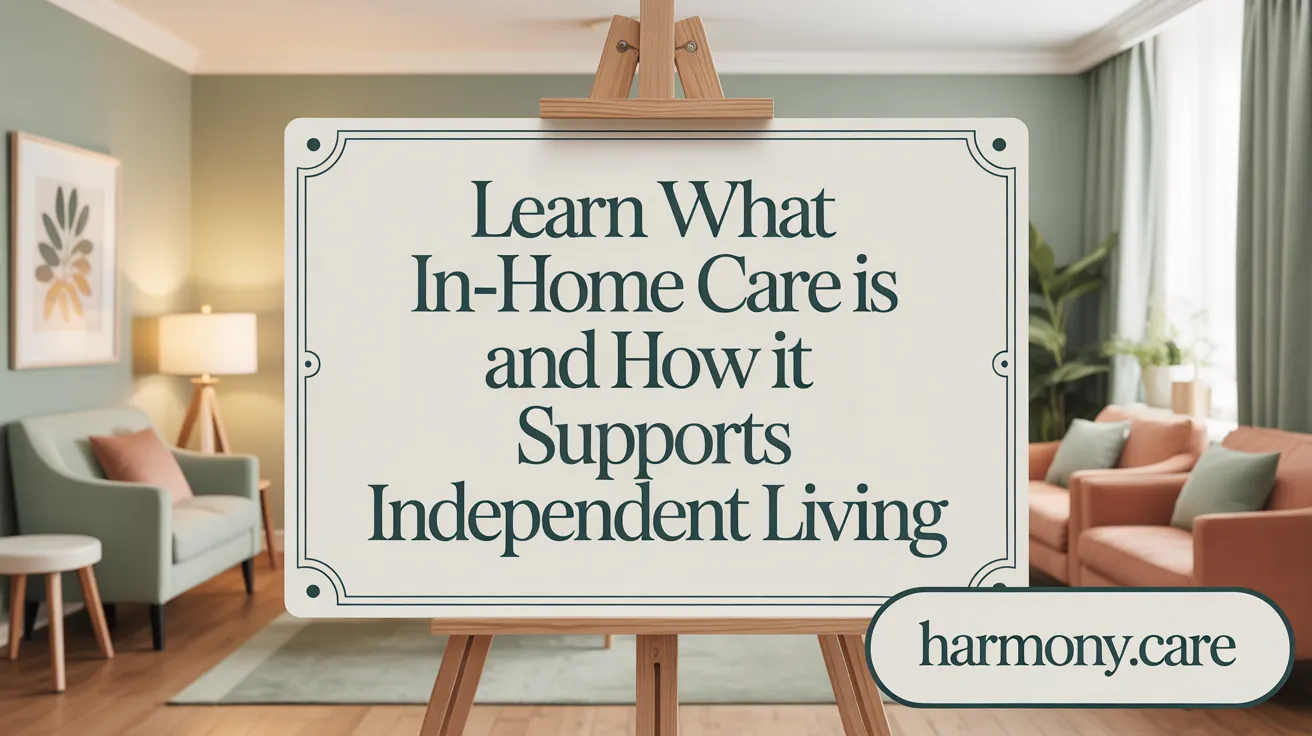 Learn What In-Home Care Is and How It Supports Aging in Place