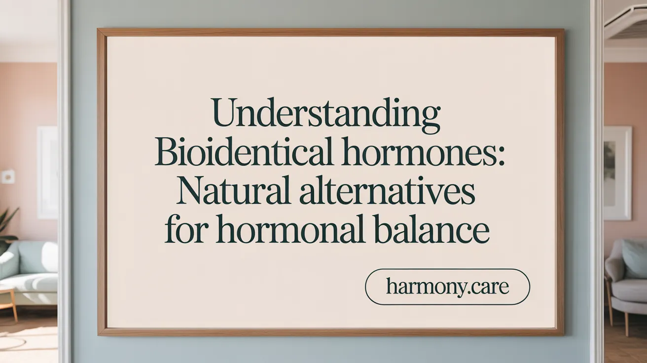 Understanding Bioidentical Hormones: Natural Alternatives for Hormonal Balance
