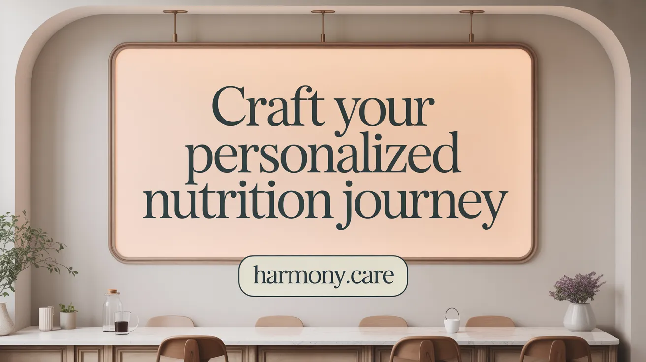 Craft Your Personalized Nutrition Journey