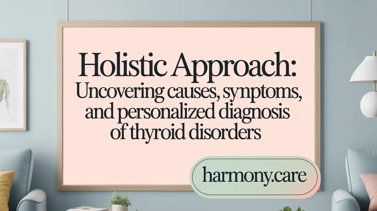 Holistic Approach: Uncovering Causes, Symptoms, and Personalized Diagnosis of Thyroid Disorders