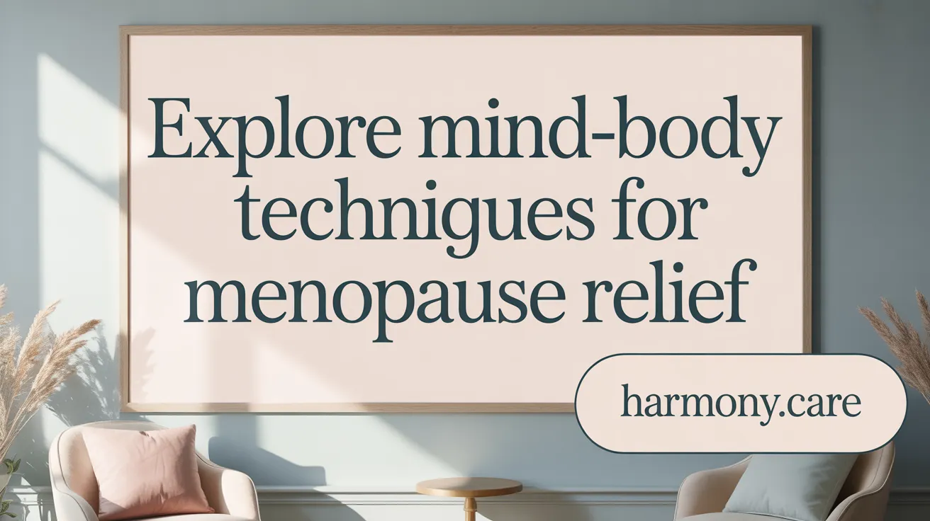 Explore Mind-Body Techniques for Menopause Relief