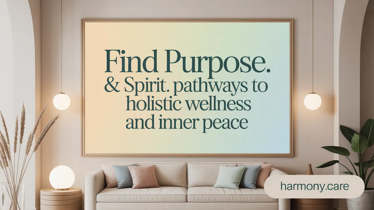 Find Purpose & Spirit: Pathways to Holistic Wellness and Inner Peace