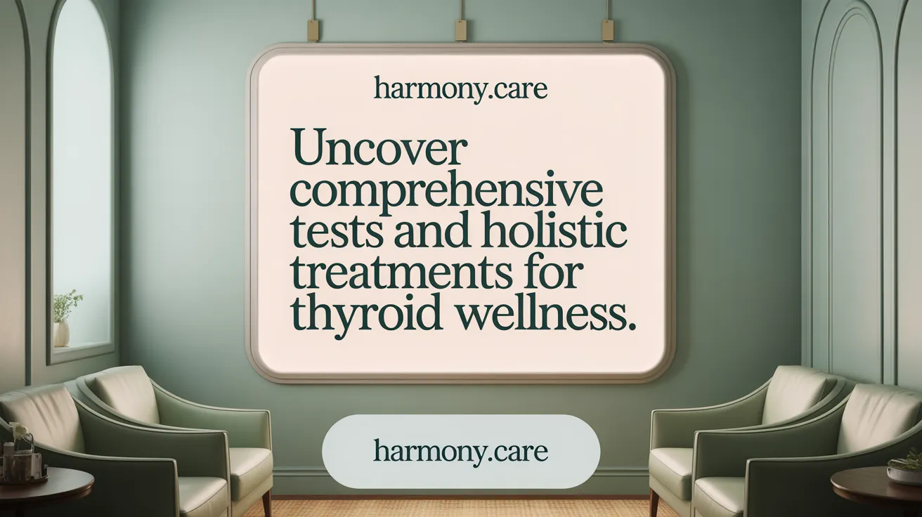 Uncover comprehensive tests and holistic treatments for thyroid wellness.