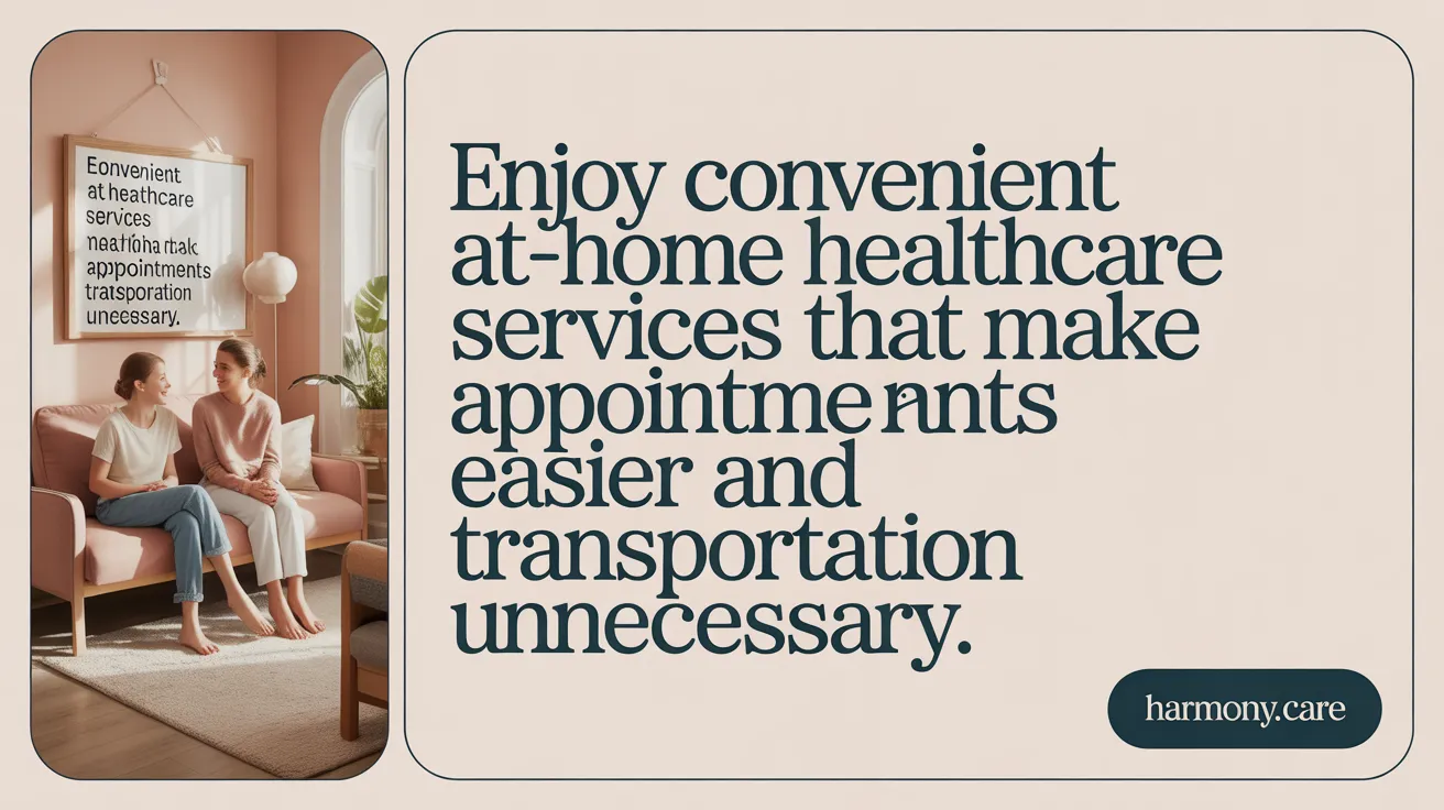 Eliminate transportation barriers and improve appointment adherence with at-home healthcare services.