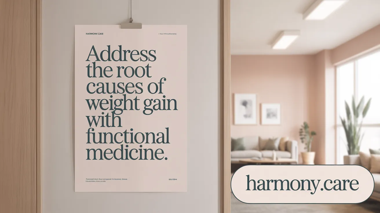 Address the root causes of weight gain with functional medicine