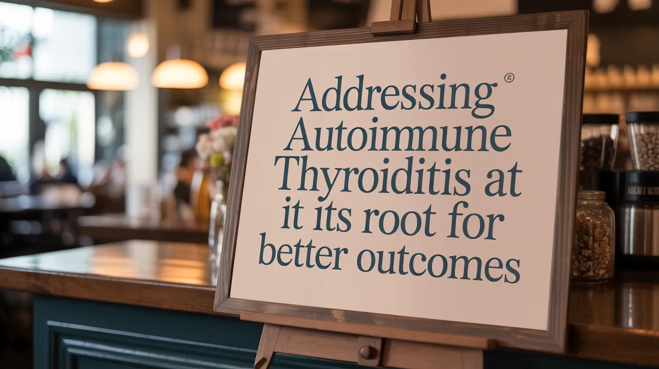 Addressing Autoimmune Thyroiditis at Its Root for Better Outcomes