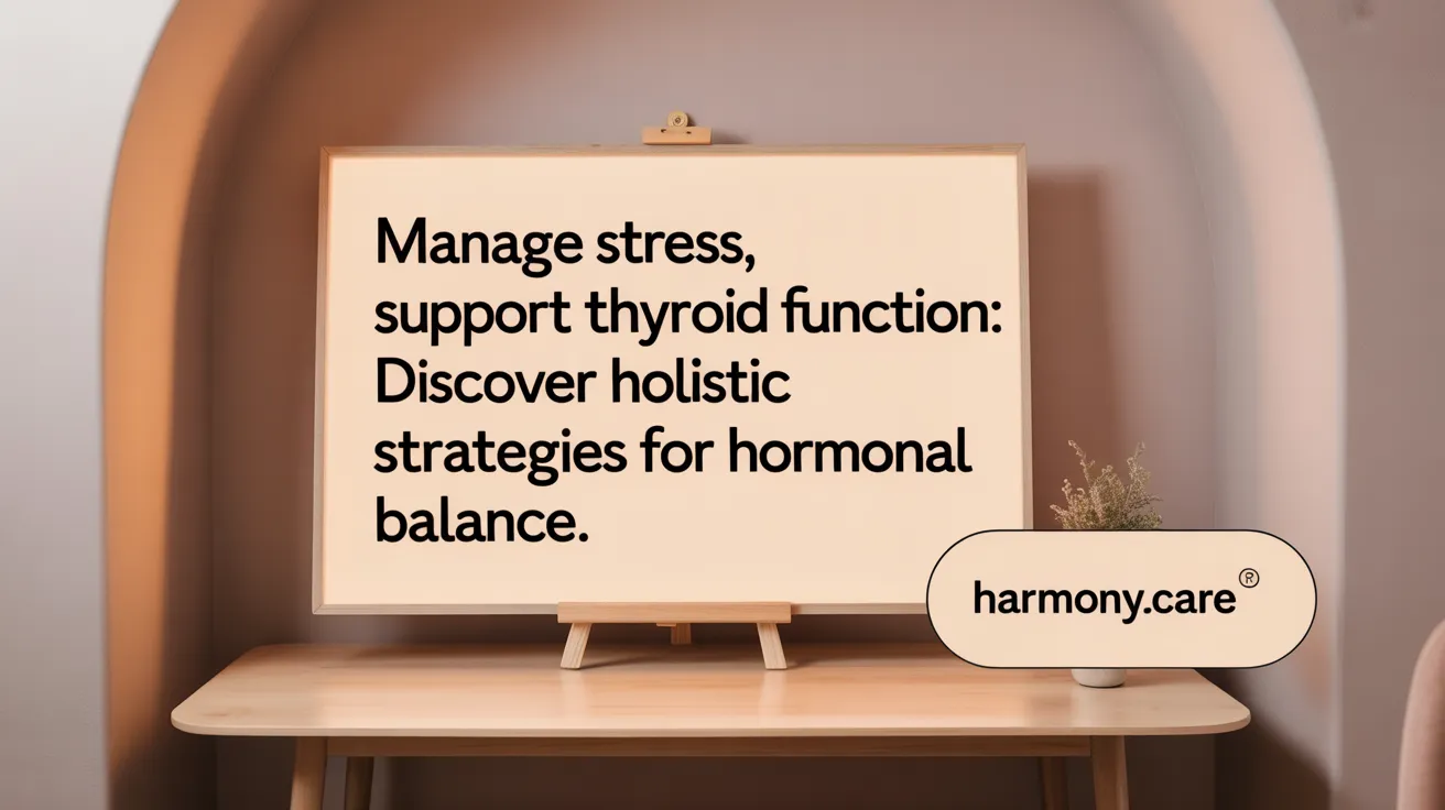 Manage Stress, Support Thyroid Function: Discover holistic strategies for hormonal balance