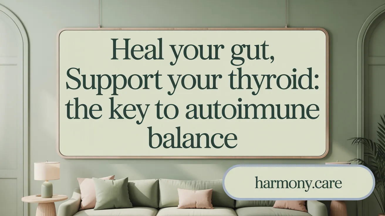 Heal Your Gut, Support Your Thyroid: The Key to Autoimmune Balance