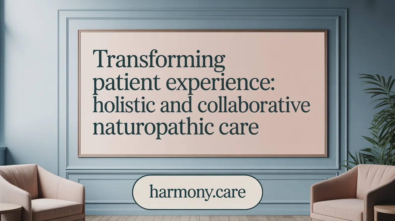 Transforming Patient Experience: Holistic and Collaborative Naturopathic Care