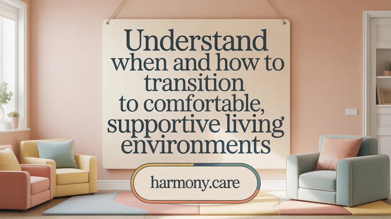 Understand When and How to Transition to Safer, Supportive Living Environments