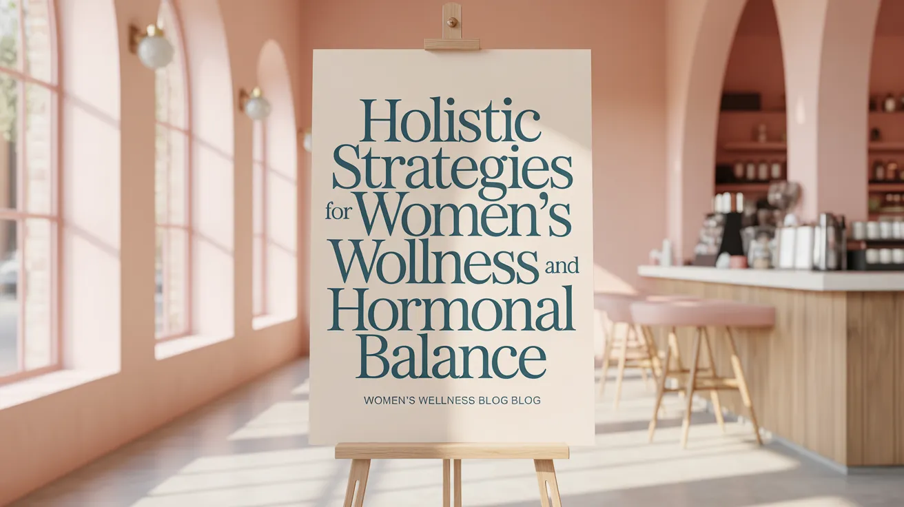 Holistic Strategies for Women's Wellness and Hormonal Balance