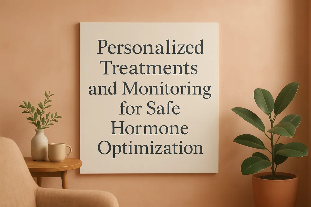 Personalized Treatments and Monitoring for Safe Hormone Optimization