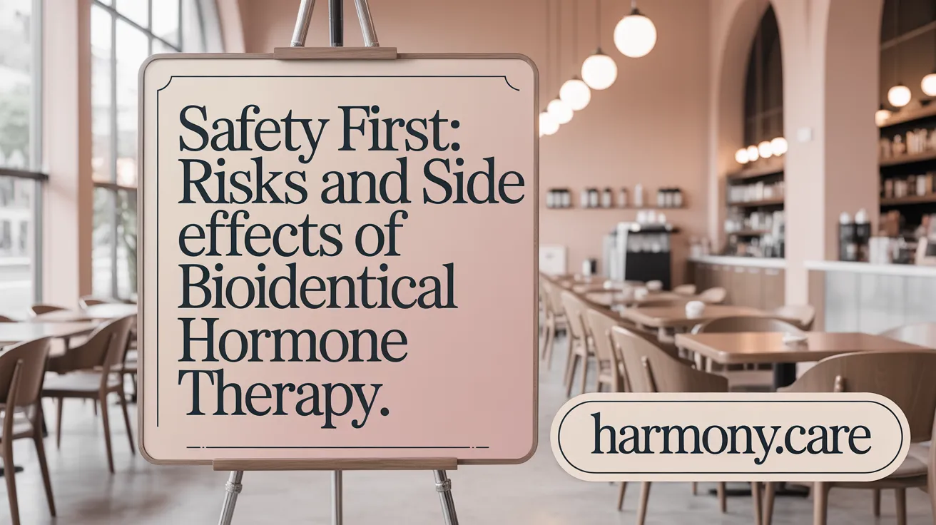 Safety First: Risks and Side Effects of Bioidentical Hormone Therapy
