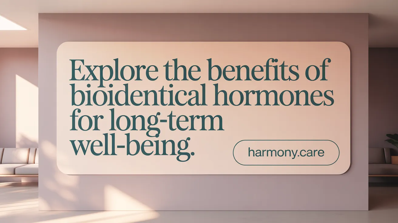 Explore the Benefits of Bioidentical Hormones for Long-Term Well-Being