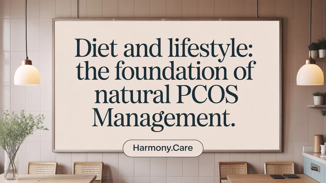 Diet and Lifestyle: The Foundation of Natural PCOS Management
