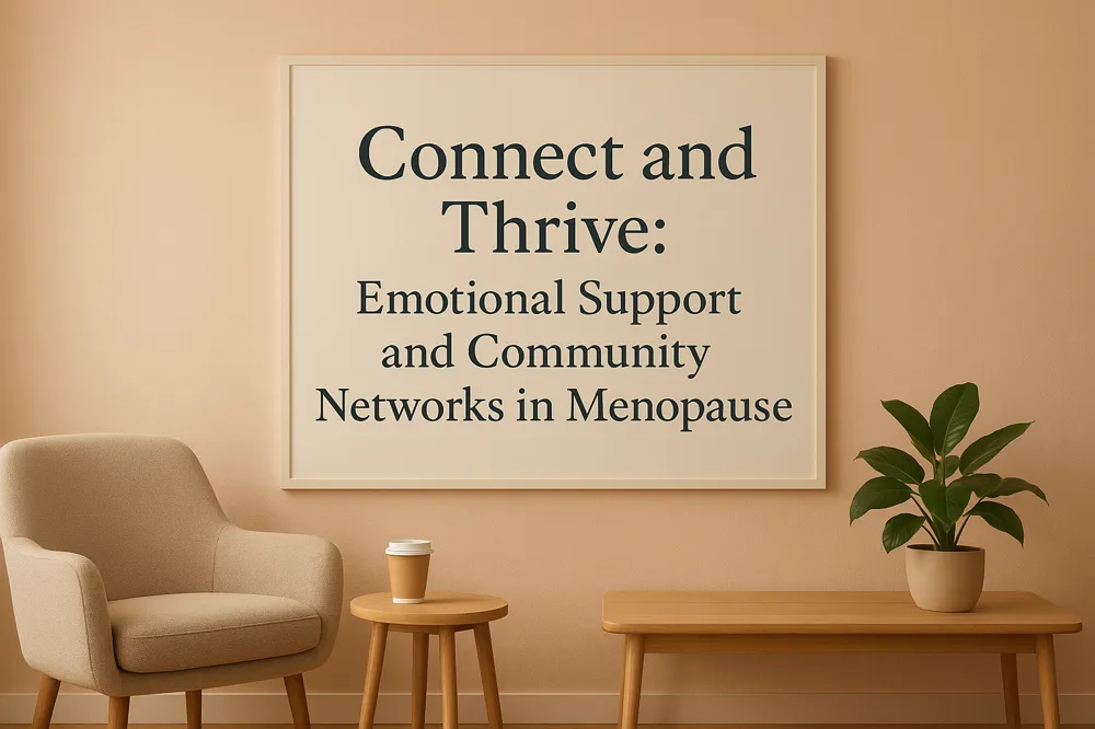 Connect and Thrive: Emotional Support and Community Networks in Menopause