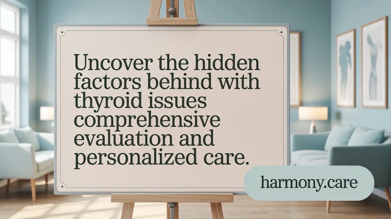 Uncover the hidden factors behind thyroid issues with comprehensive evaluation and personalized care.