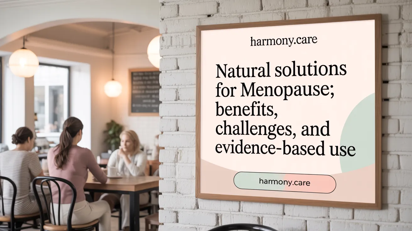Natural Solutions for Menopause: Benefits, Challenges, and Evidence-based Use
