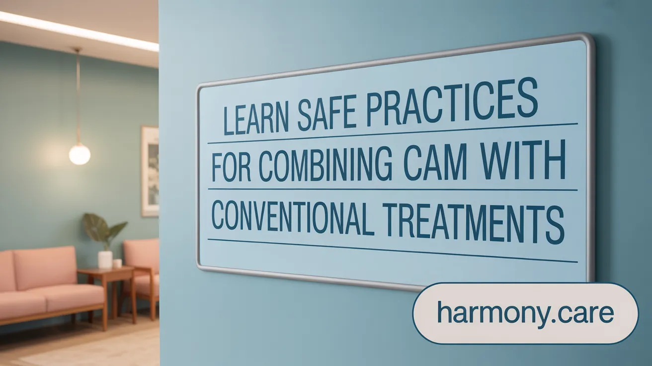 Learn Safe Practices for Combining CAM with Conventional Treatments