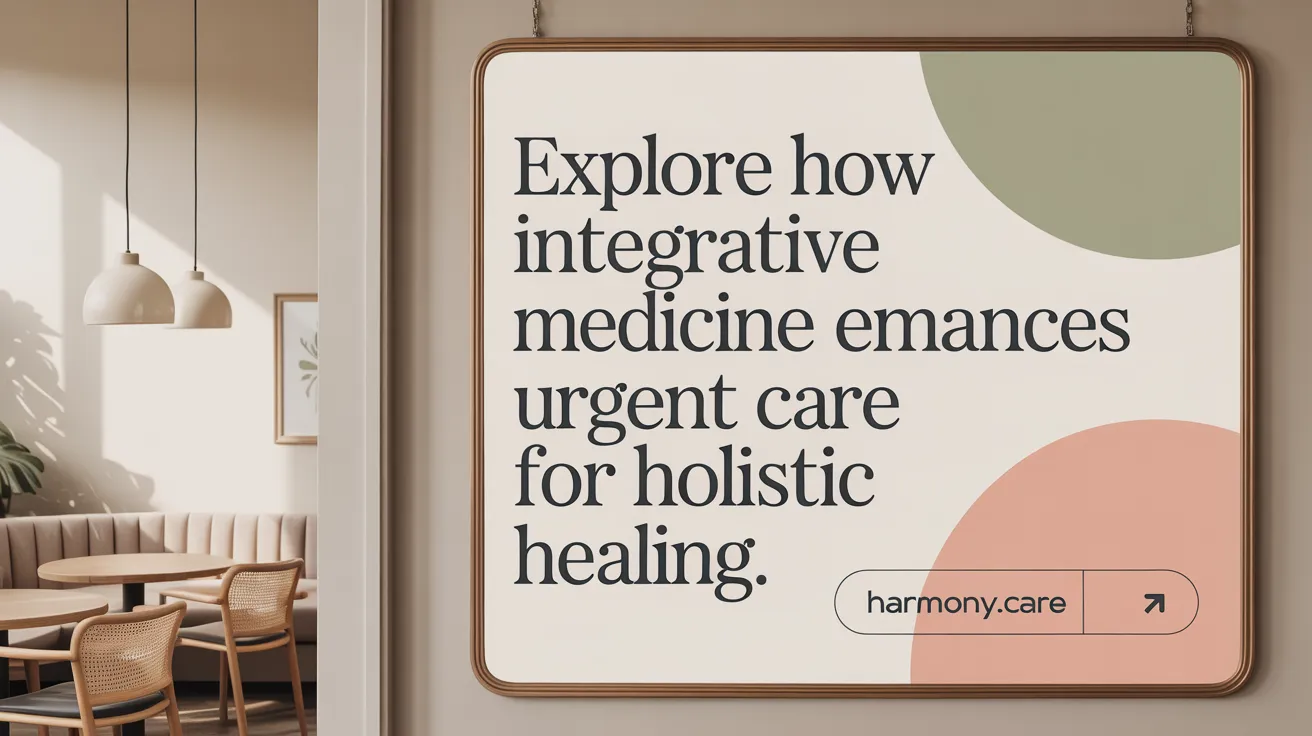 Explore How Integrative Medicine Enhances Urgent Care for Holistic Healing