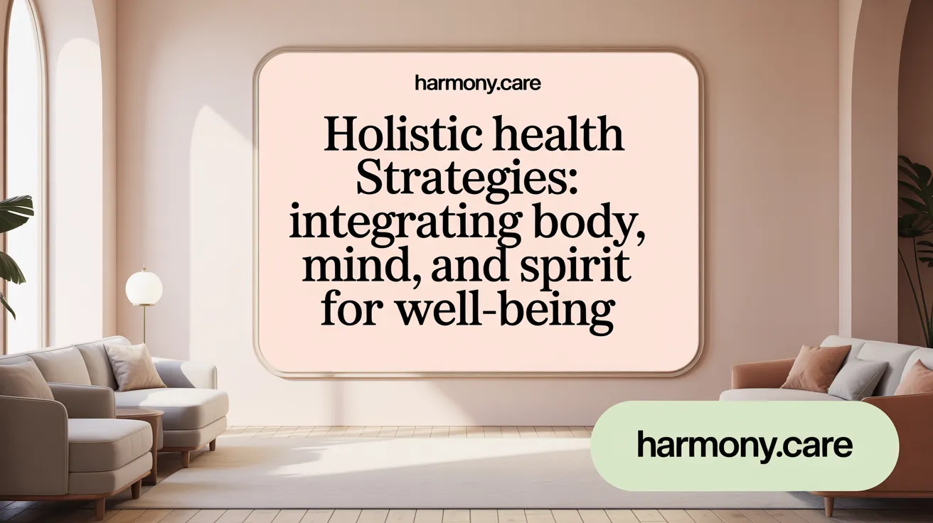 Holistic Health Strategies: Integrating Body, Mind, and Spirit for Well-being