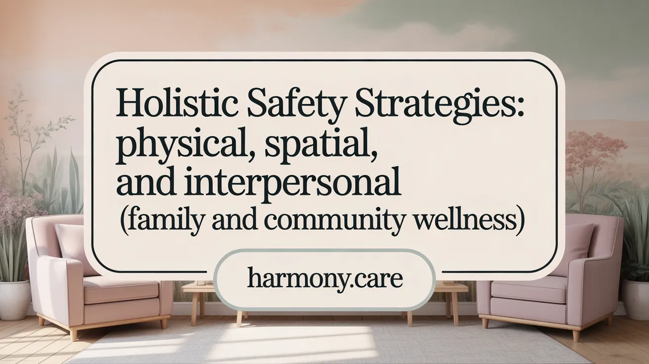 Holistic Safety Strategies: Physical, Spatial, and Interpersonal