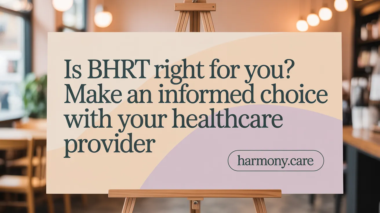Is BHRT Right for You? Make an Informed Choice with Your Healthcare Provider