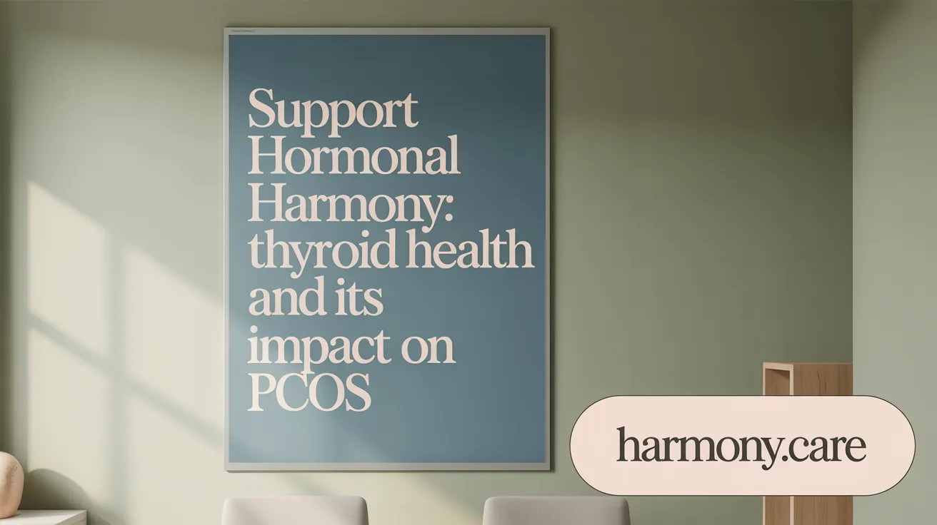 Support Hormonal Harmony: Thyroid Health and Its Impact on PCOS
