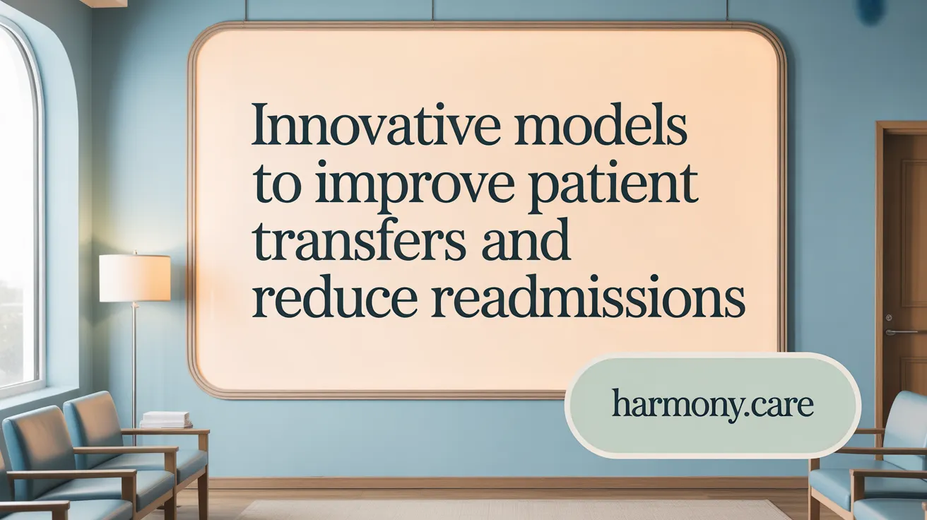 Innovative Models to Improve Patient Transfers and Reduce Readmissions
