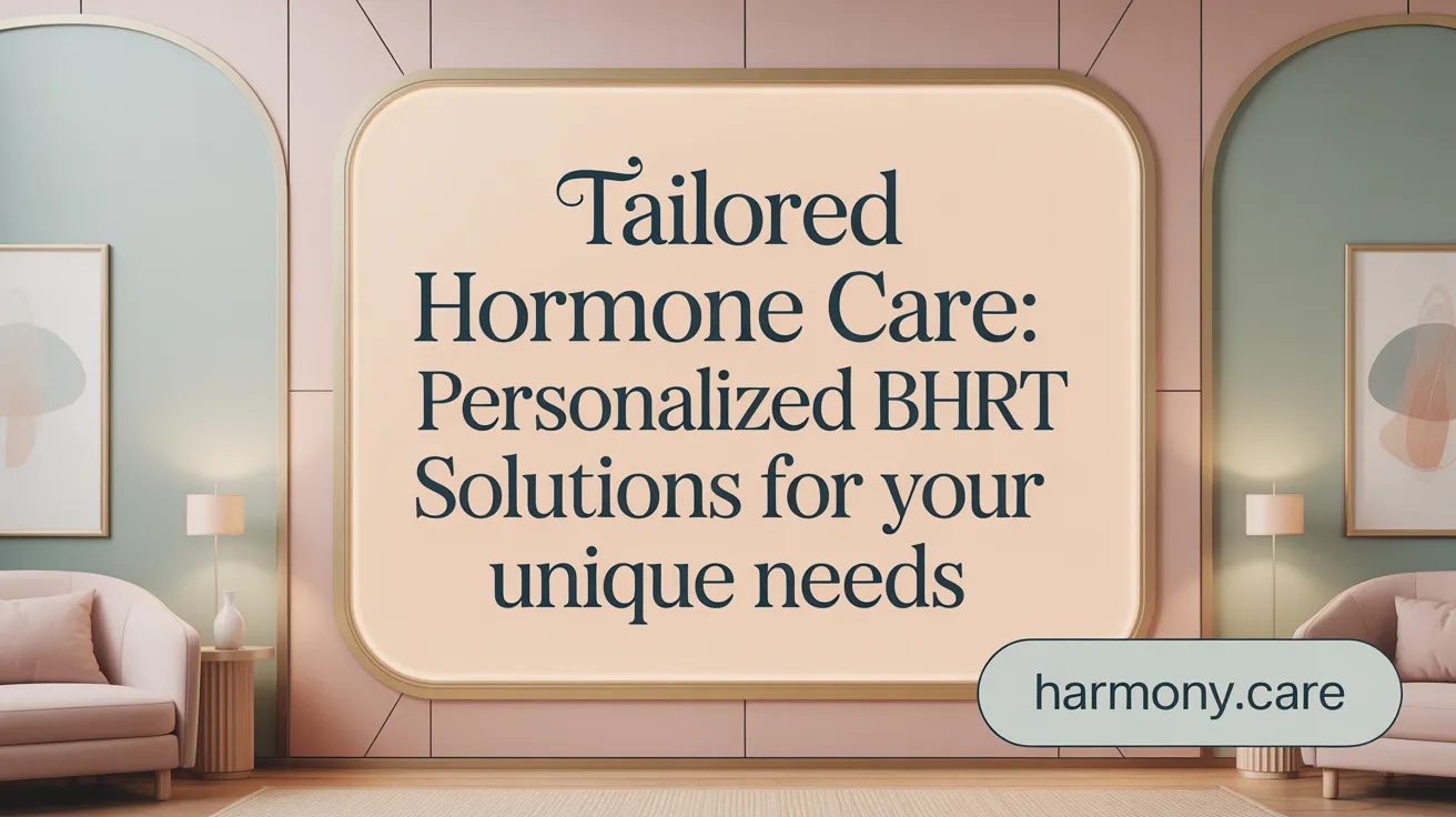 Tailored Hormone Care: Personalized BHRT Solutions for Your Unique Needs