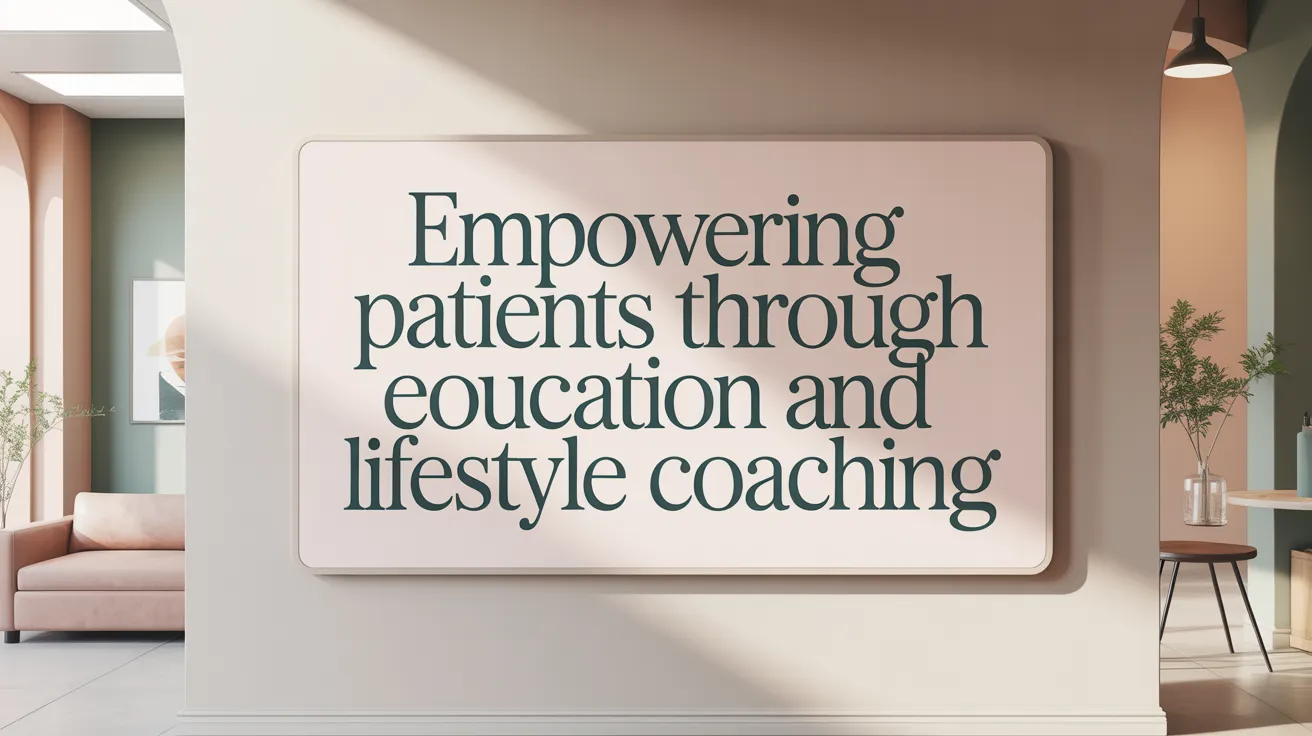 Empowering Patients Through Education and Lifestyle Coaching