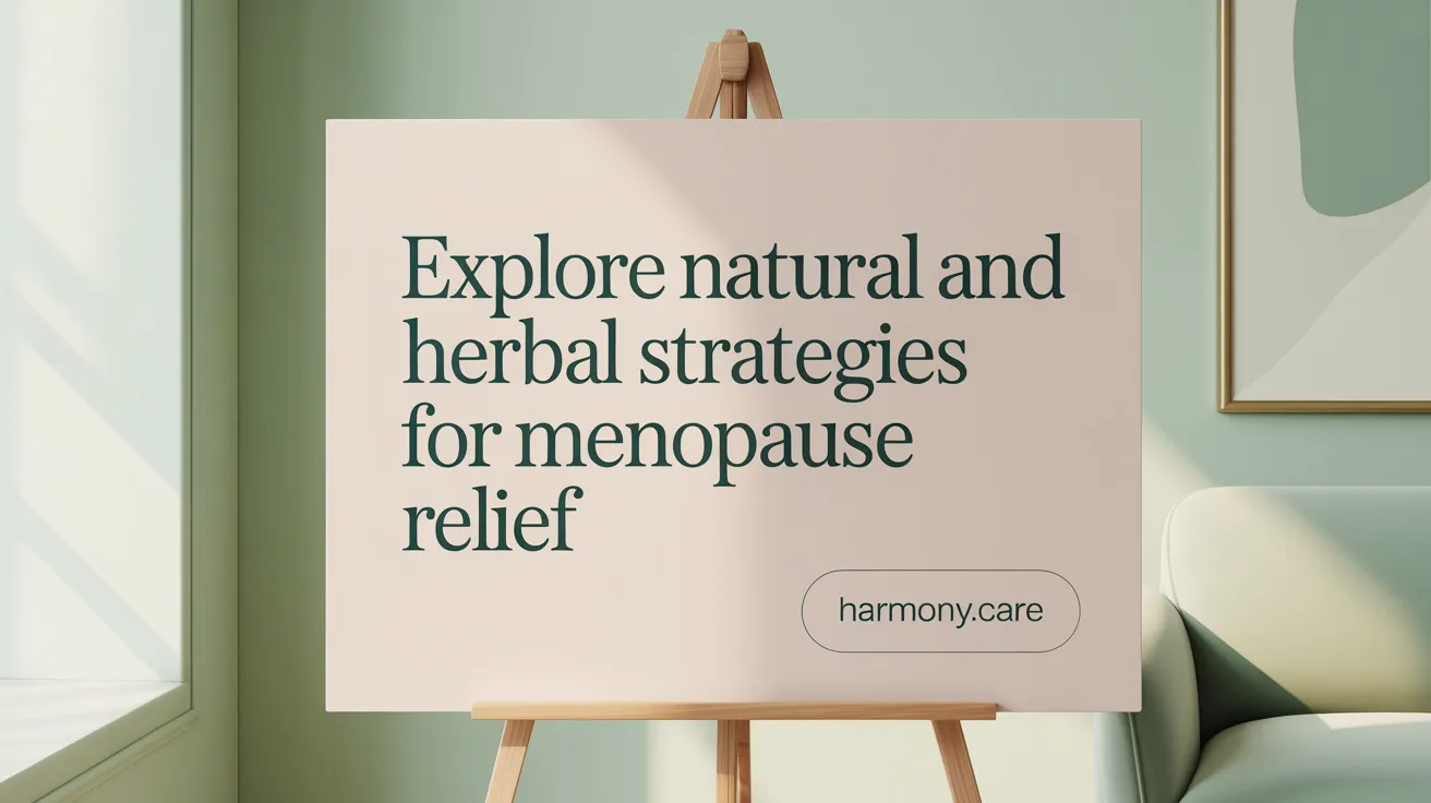 Explore Natural and Herbal Strategies for Menopause Relief