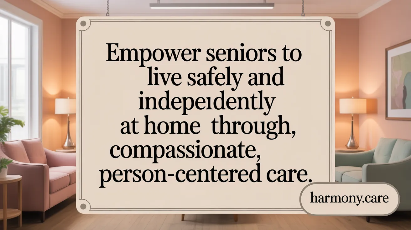 Empower seniors to live safely and independently at home through comprehensive, patient-centered care.
