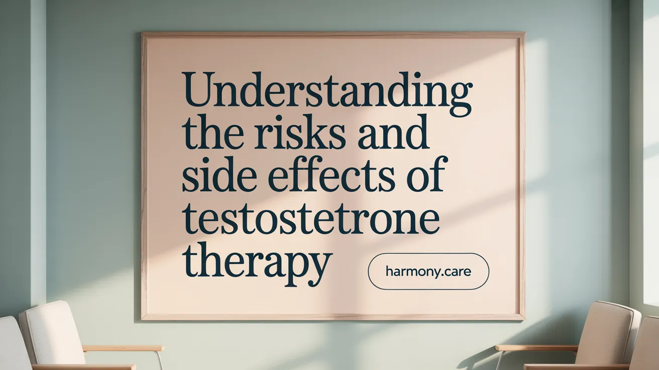 Understanding the Risks and Side Effects of Testosterone Therapy