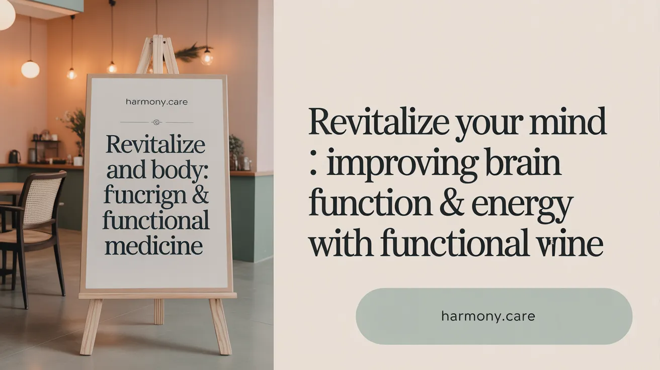 Revitalize Your Mind and Body: Improving Brain Function & Energy with Functional Medicine