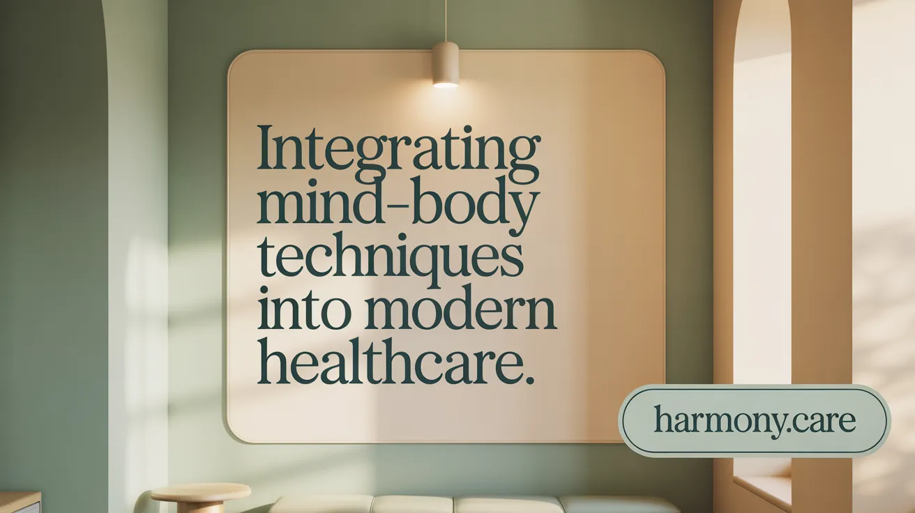 Integrating Mind-Body Techniques into Modern Healthcare