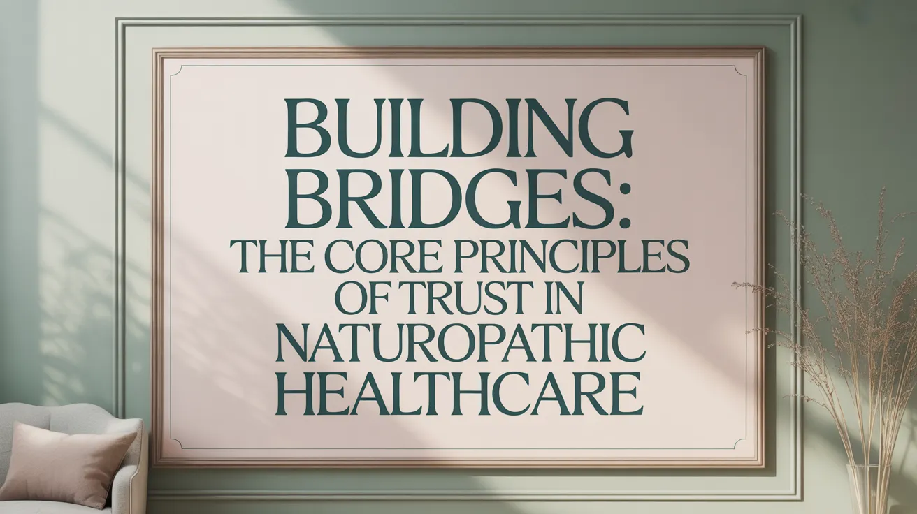 Building Bridges: The Core Principles of Trust in Naturopathic Healthcare