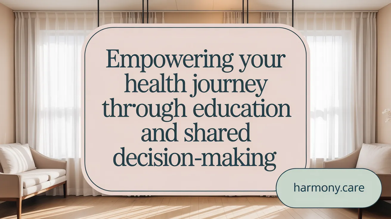 Empowering Your Health Journey through Education and Shared Decision-Making