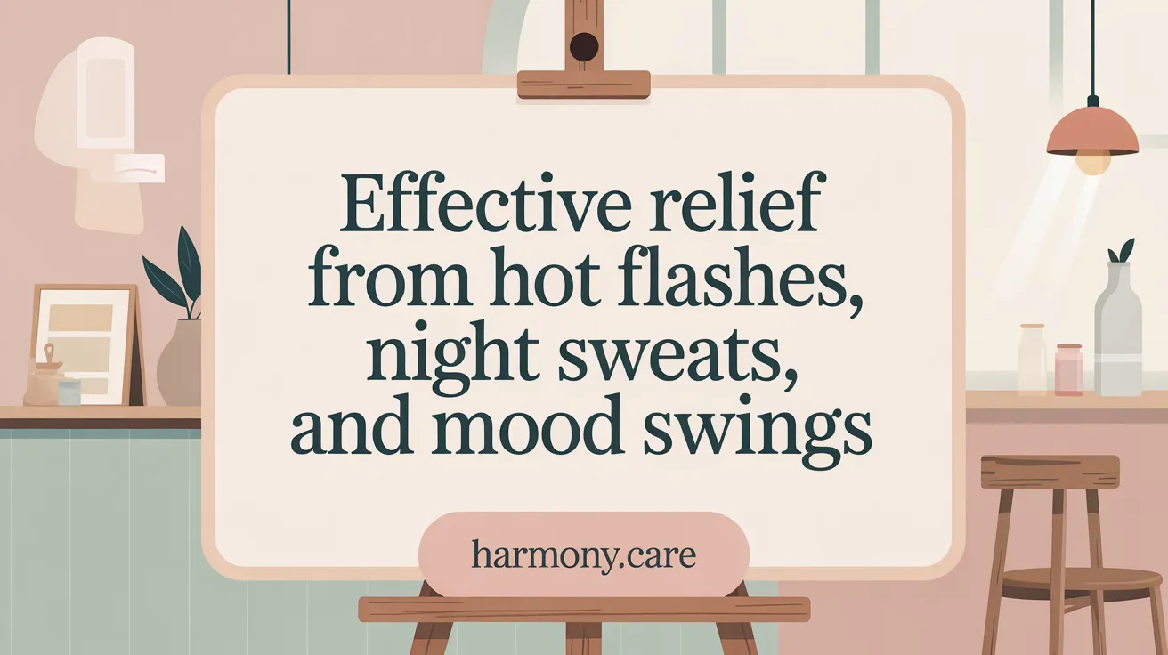 Effective Relief from Hot Flashes, Night Sweats, and Mood Swings