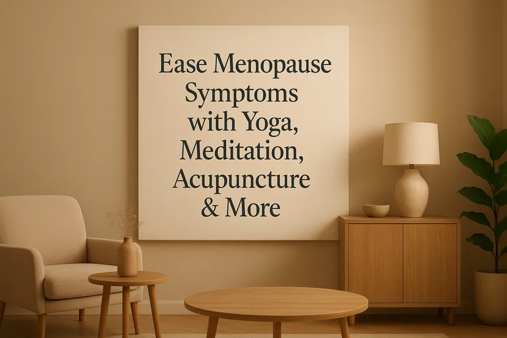 Ease Menopause Symptoms with Yoga, Meditation, Acupuncture & More