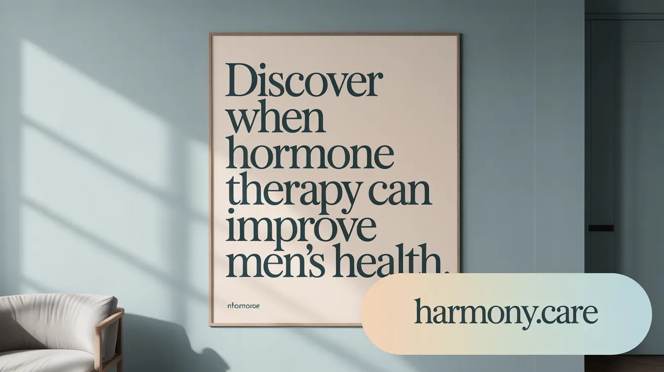 Discover When Hormone Therapy Can Improve Men's Health