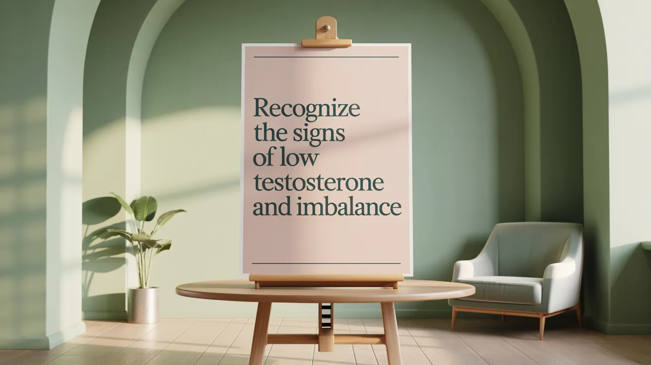 Recognize the Signs of Low Testosterone and Imbalance
