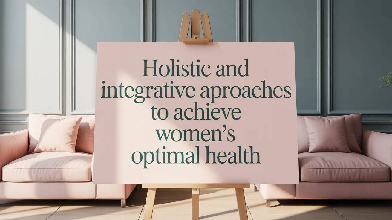 Holistic and Integrative Approaches to Achieve Women's Optimal Health