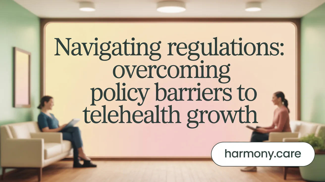 Navigating Regulations: Overcoming Policy Barriers to Telehealth Growth